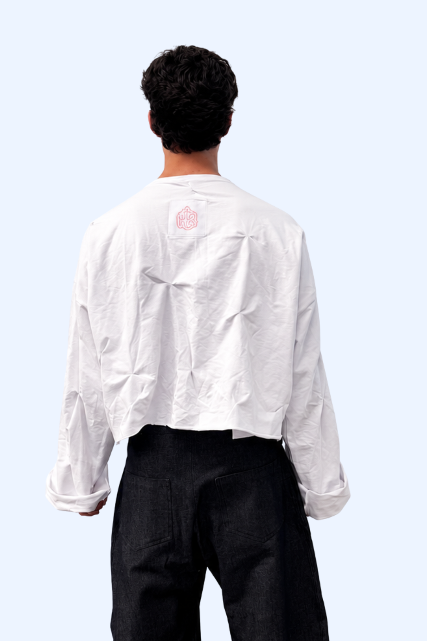 camiseta 01 - arrugas blanca