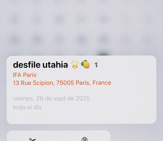 utahia en paris (qué?!)