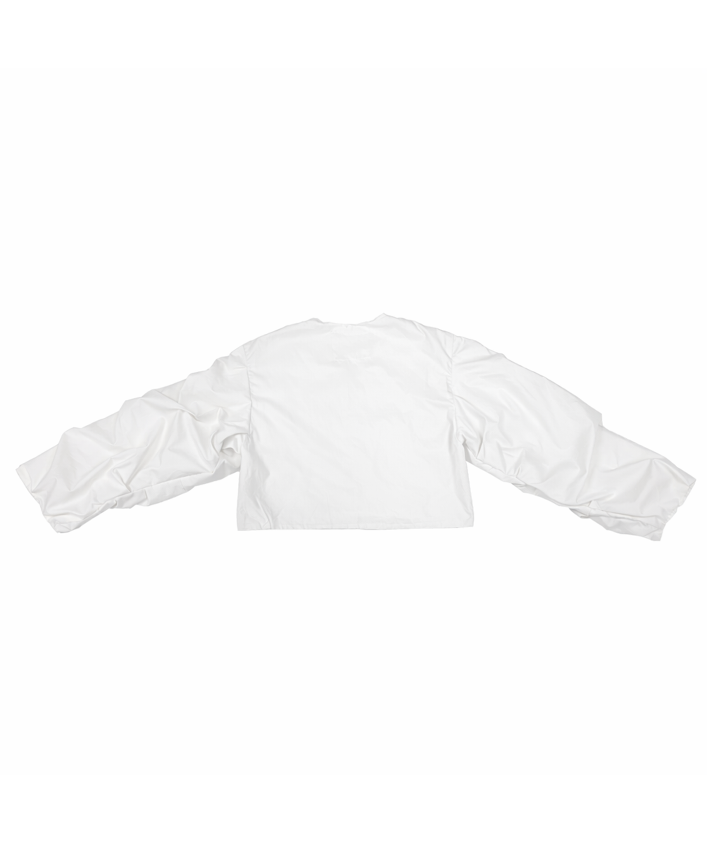 camisa mangas arrugadas blanca