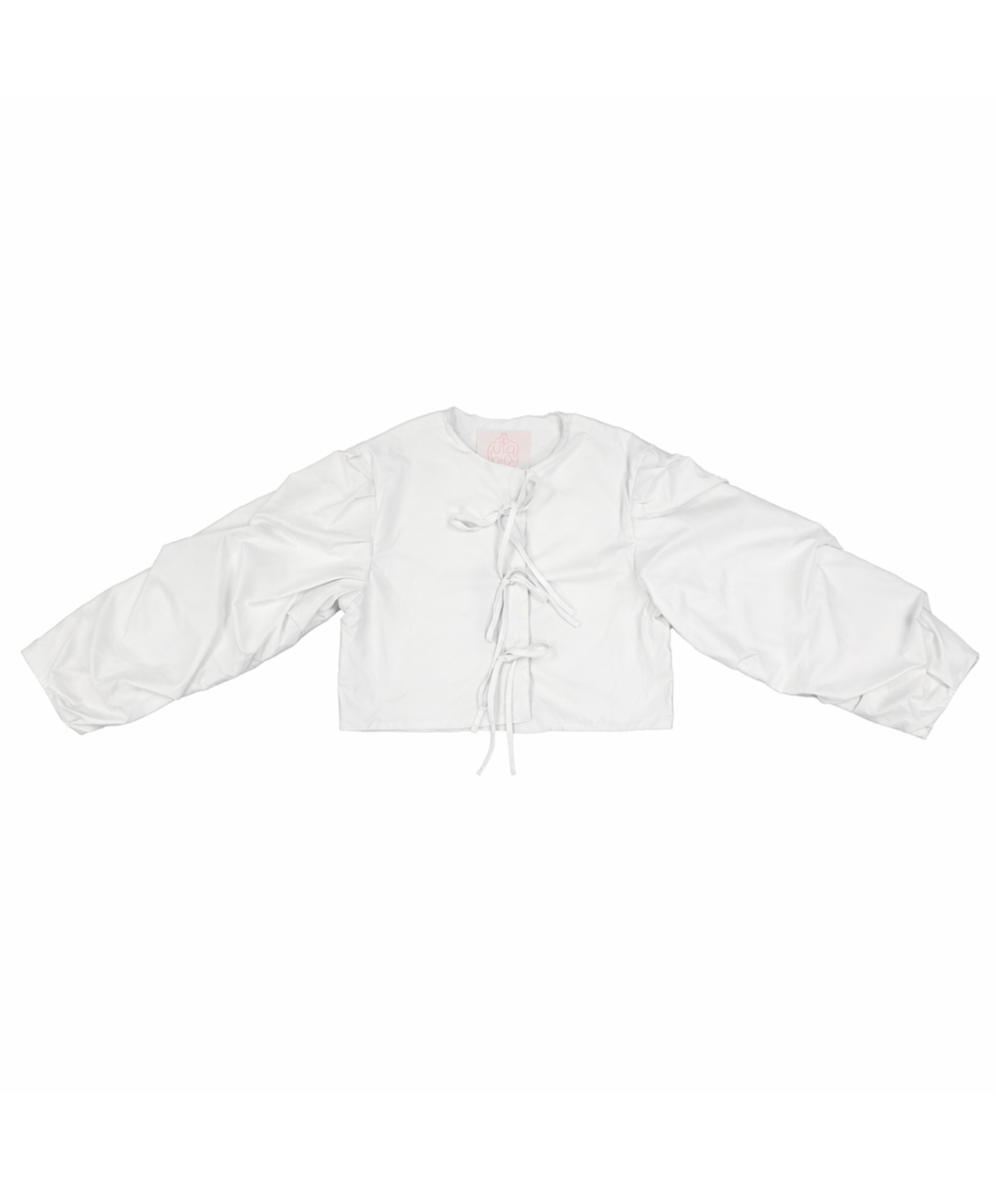 camisa mangas arrugadas blanca