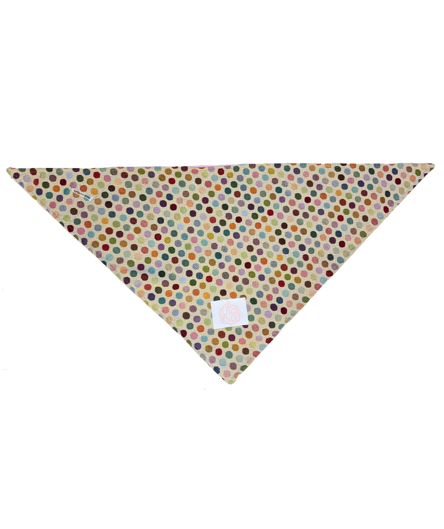 bufanda triangular lunares