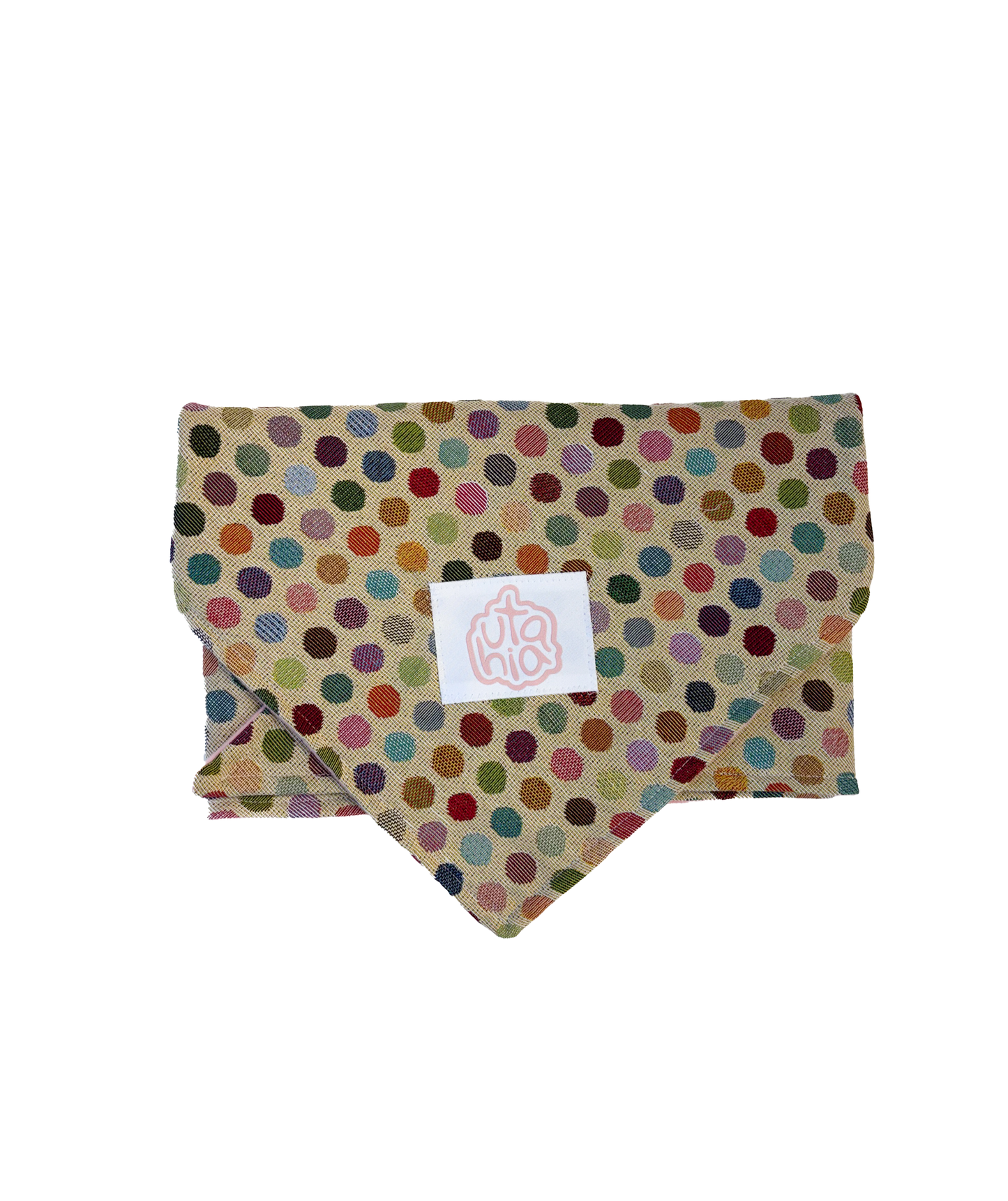 bufanda triangular lunares