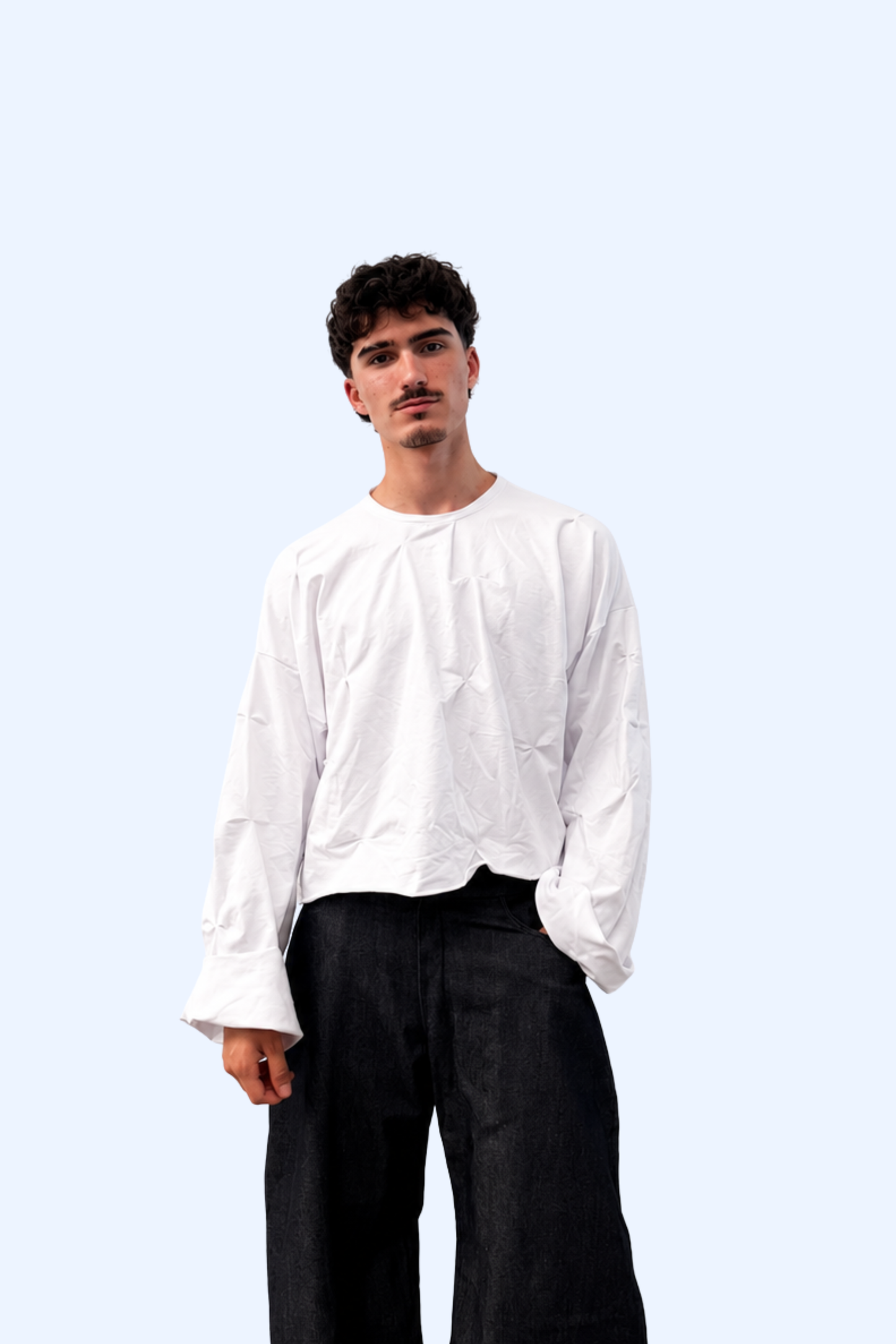 camiseta 01 - arrugas blanca