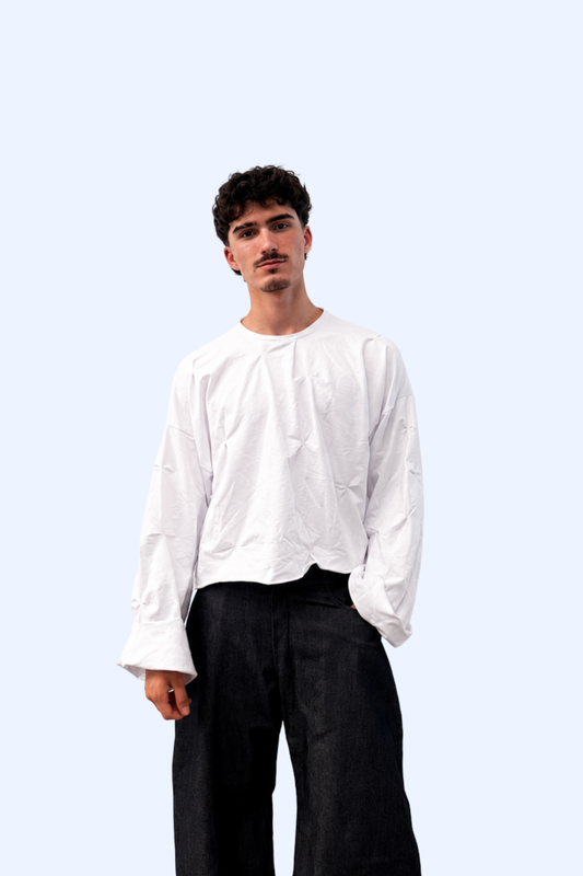 camiseta 01 - arrugas blanca