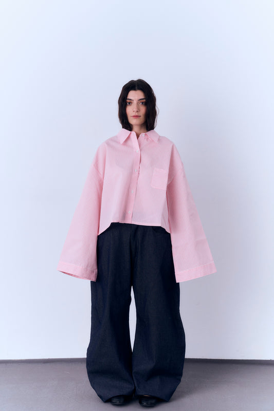 camisa 03 - rayas rosas