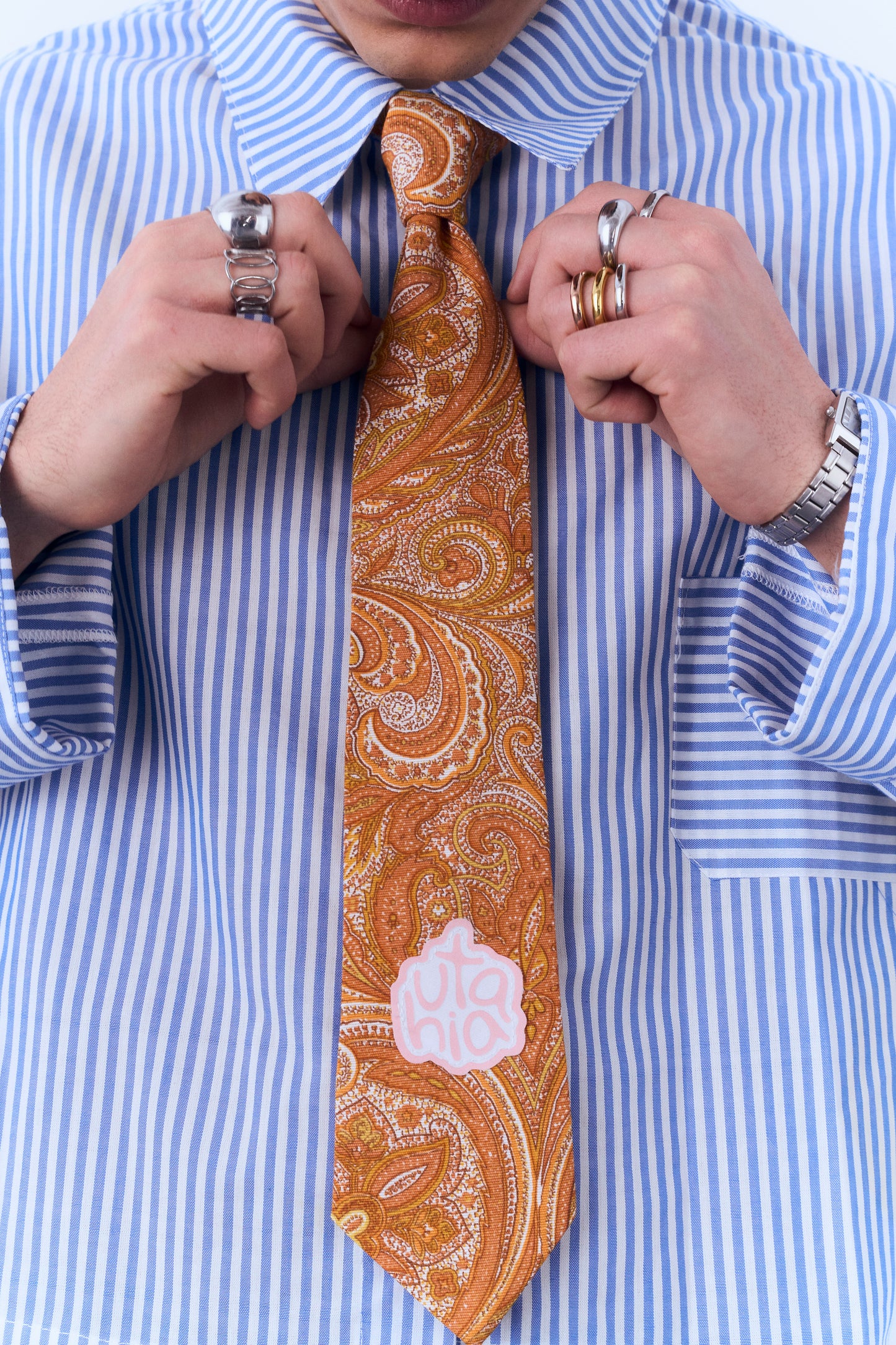 corbata 01 - naranja